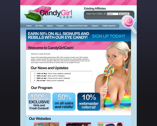 CandyGirlCash Logo